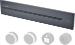 Viking Socket strip - recessed LZ40G/230V,50Hz/40cm length/gray/up to 5 modules/IP20/aluminum/recessed