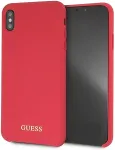 GUESS Guess GUHCI65LSGLRE iPhone Xs Max red hard case Silicone