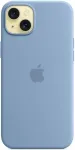 APPLE iPhone 15 Plus Silicone Case with MagSafe - Winter Blue