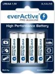 EverActive Alkaline batteries Pro Alkaline LR6 AA - blister card - 4 pieces