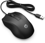 Hiir Hp 100/Office/Optical/1600 DPI/Wired USB/Black