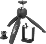Statiiv Caruba Orbit15 + telefoni & GoPro adapter