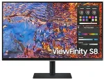 Monitor SAMSUNG 81,3cm/32" (3840x2160) S32B800PXP ViewFinity S8 S32B800PXU 16:9 5ms IPS HDMI DisplayPort USB-C VESA Pivot 4K Black