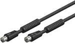 Alcasa Good Connections TV Antennenkabel schwarz 10m