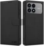 Tech-Protect Kaitse&uuml;mbris kaanega Wallet, Xiaomi Poco F8 Pro, must,