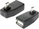 DELOCK - USB-Adapter - 5-polig Micro-USB Typ B (M) - USB Typ A, 4-polig (W) (USB2.0 OTG) - 90-Grad-Anschluss (65474)
