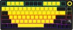 Klaviatuur LORGAR KBP7075W, Wireless 75% Mechanical Gaming Keyboard Pro, Black/yellow, EN layout
