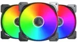 MONTECH HP140 ARGB PWM 140x140x25, case fan (black, pack of 3, 140 mm)