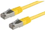 VALUE Patchkabel Kat.6 Class E S/FTP PiMF gelb 1m
