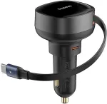 NONAME Baseus Enjoyment Pro Car Charger USB-C 60W Cluster Black