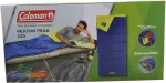 Coleman Heaton Peak 220 Adult Rectangular sleeping bag Cotton, Polyester Blue, Yellow