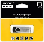 M&auml;lukaart GOR Goodram UTS2 USB flash drive 8 GB USB Type-A 2.0 Black,Silver