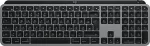 Klaviatuur Logitech MX Keys S for Mac Tastatur kabellos (Logi Bolt), Dunkelgrau