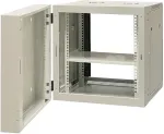 EMITER NET Split hanging cabinet 19" 12U, sheet metal/glass door, 600&times;550&times;635mm width/depth/height EM/AH6512