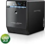 FANTEC QB-35US3R - Festplatten-Array - 4 Sch&auml;chte (SATA-300) - Serial ATA-300, SuperSpeed USB3.0 (extern) (1519)