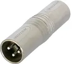 Neutrik NA3MM - Audio-Invertieradapter - XLR3 (M) bis XLR3 (M) (NA3MM)
