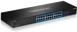 TRENDnet 24-Port Gigabit Switch with 2 x 10G SFP+ Slots