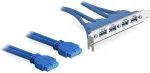 Emaplaat DeLOCK Śledź USB 3.0 Pin Header 19Pin