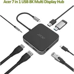 ACER 7-in-1 USB Type-C Dock | Ethernet LAN (RJ-45) ports 1 | DisplayPorts quantity 1 | HDMI ports quantity 1
