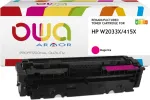Tooner Armor OWA toner compatible with HP W2033X, 415X, 6000st, red/magenta, level management