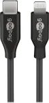 Goobay Lightning-kabel 1m sort MFi