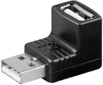 PREMIUMCORD USB adapter A-A, Male/Female 90&deg;
