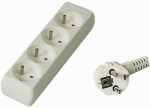 PREMIUMCORD Extension cord 230V, 5m, 4 sockets
