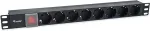 EQUIP 19" Steckdosenleiste 8xSchuko+Switch->St.IEC320-C14