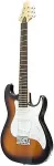 No name Samick Greg Bennett Malibu MB-1 TS - gitara elektryczna SSS z tremolo, Tobacco Sunburst
