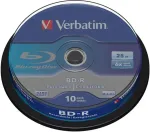 Toorikud VERBATIM BD-R 6x CB 25GB 10 sztuk