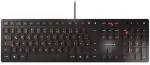 Klaviatuur CHERRY KC 6000 SLIM - Tastatur - USB - Gesamtnordisch - Schl&uuml;sselschalter: CHERRY SX - Schwarz (JK-1600PN-2)