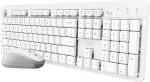 Klaviatuur Trust Ody II Wireless US - set (keyboard + mouse), white
