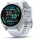 Garmin Fenix 8 3.3 cm (1.3") AMOLED 43 mm Digital 416 x 416 pixels Touchscreen Silver Wi-Fi GPS (satellite)