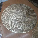 Home4you Lauamatt ROUND LEAF D38cm, h&otilde;be