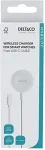 DELTACO AWC-103 mobile device charger Smartwatch White USB Wireless charging Indoor