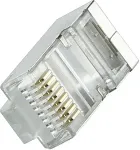 Logilink Plug connector CAT.6 100 pcs shielded black
