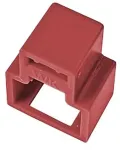 ALANTEC Blokada wtyku RJ45 przed nieautoryzowanym wypięciem, kolor czerwony (opakowanie 24 szt. + klucz)