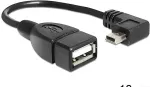 Delock Kabel Mini USB Stecker gewinkelt > USB 2.0-A Buchse OTG 16 cm