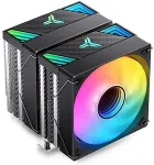 Jonsbo K CR-3000 CPU-K&uuml;hler Dual Tower, ARGB - 2x 120 mm, schwarz