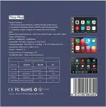 CARLINKIT Adapter Wireless AI Box with Android 13 - 8GB+128GB for original car radios with CarPlay blue