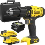 Stanley SFMCD711D2K 2X2Ah cordless drill/driver
