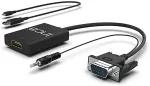 INCA Adapter IVTH-02 VGA + USB-A + Audio > HDMI, 0.2m retail