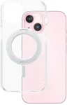 PANZERGLASS CARE&trade; by &reg; Case Transparent w. Silver Kickstand & MagSafe iPhone 15