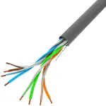 LANBERG LAN-Ethernet-Netzwerkkabel 305m UTP CCA Kabel grau