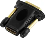 Deltaco HDMI-adapter, Full HD i 60 Hz, HDMI 19-pin hona kuni DVI-D hane
