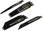 DeWALT Xtreme Runtime 8PC Recipblade Set