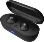 Maxell MINI DUO Wireless in-ear headphones with charging case Black