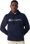 CHAMPION Men's Hooded Sweatshirt navy blue 220253 BS501 S