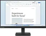 Monitor Lenovo L24-4e computer 60.5 cm (23.8") 1920 x 1080 pixels Full HD LCD Black