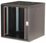 EQUIP 19" Netzwerkschrank Glast&uuml;r PM 600x600mm 12HE schwarz